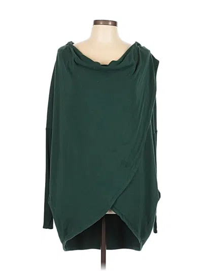 Pre-owned Athleta Cardigan Sweater In Green