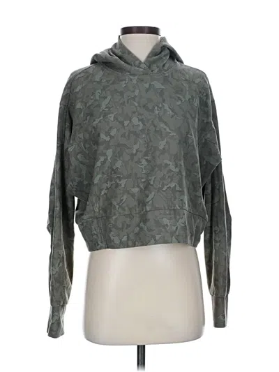 Pre-owned Athleta Cardigan Sweater In Green