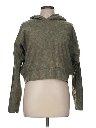 Pre-owned Athleta Cardigan Sweater In Green