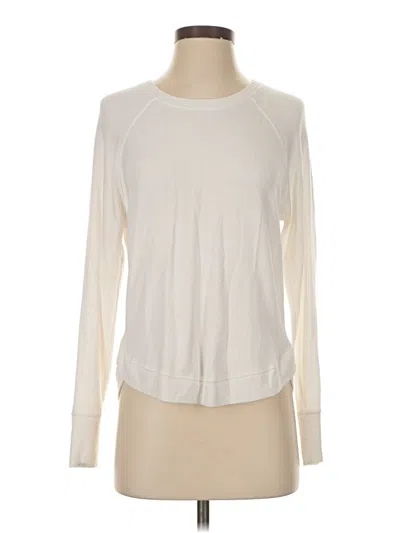 Pre-owned Athleta Cardigan Sweater In Ivory