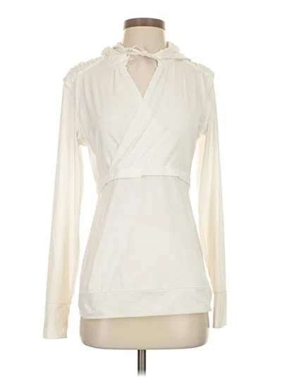 Pre-owned Athleta Cardigan Sweater In Ivory