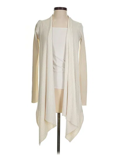 Pre-owned Athleta Cardigan Sweater In Ivory