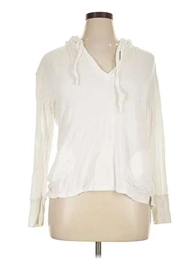 Pre-owned Athleta Cardigan Sweater In Ivory