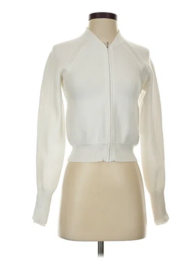 Pre-owned Athleta Cardigan Sweater In Ivory