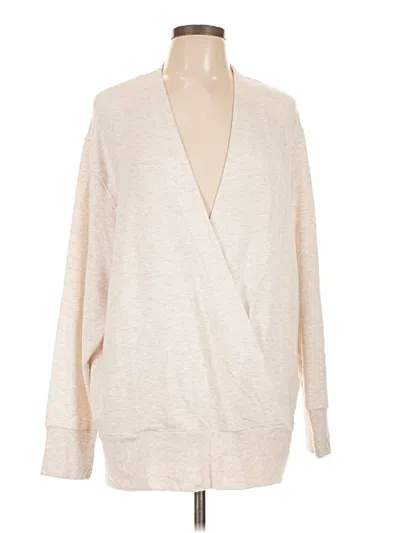 Pre-owned Athleta Cardigan Sweater In Ivory