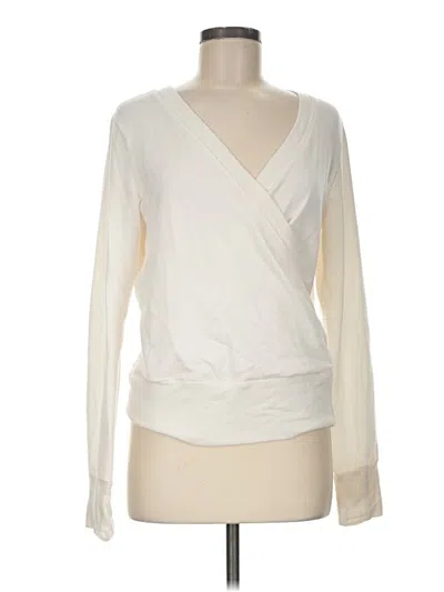 Pre-owned Athleta Cardigan Sweater In Ivory