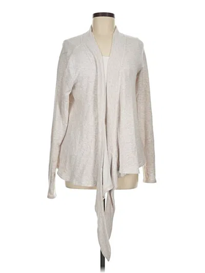 Pre-owned Athleta Cardigan Sweater In Ivory
