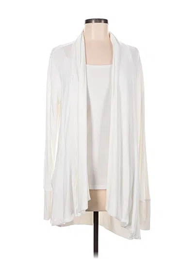 Pre-owned Athleta Cardigan Sweater In Ivory
