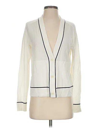 Pre-owned Athleta Cardigan Sweater In Ivory