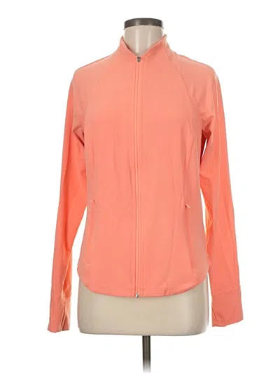 Pre-owned Athleta Cardigan Sweater In Orange