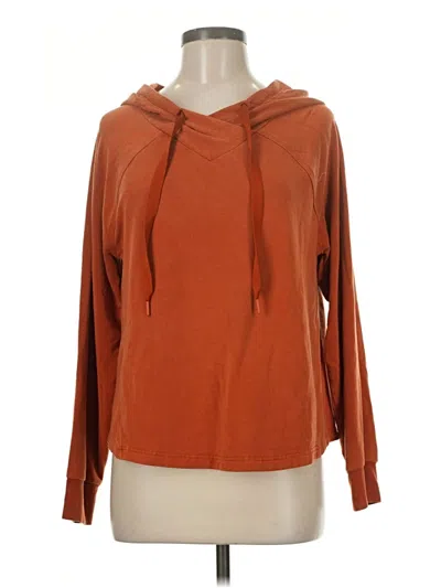 Pre-owned Athleta Cardigan Sweater In Orange