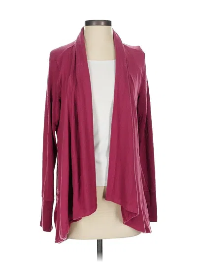 Pre-owned Athleta Cardigan Sweater In Pink
