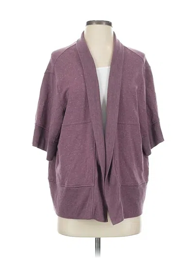 Pre-owned Athleta Cardigan Sweater In Pink