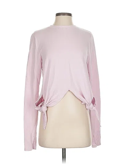 Pre-owned Athleta Cardigan Sweater In Pink