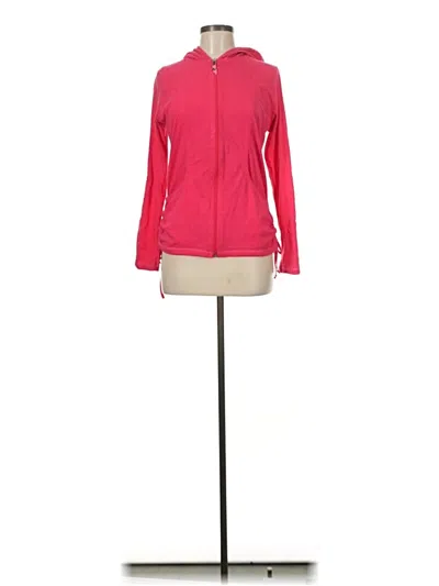 Pre-owned Athleta Cardigan Sweater In Pink