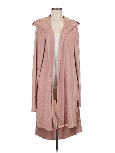 Pre-owned Athleta Cardigan Sweater In Pink