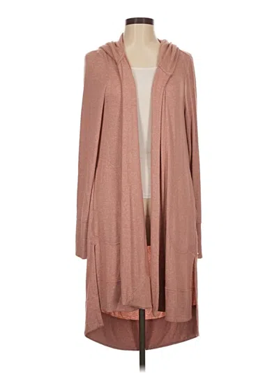 Pre-owned Athleta Cardigan Sweater In Pink