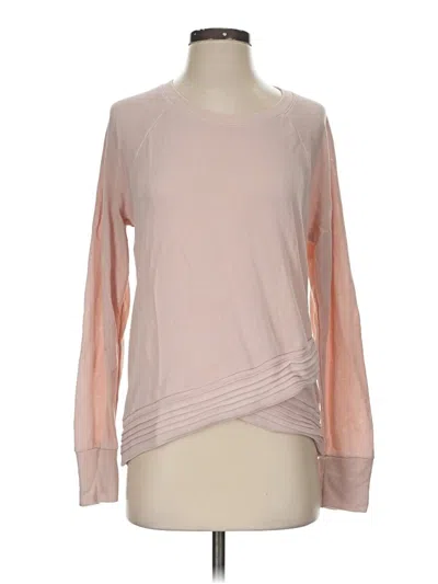 Pre-owned Athleta Cardigan Sweater In Pink