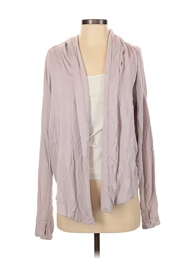 Pre-owned Athleta Cardigan Sweater In Pink
