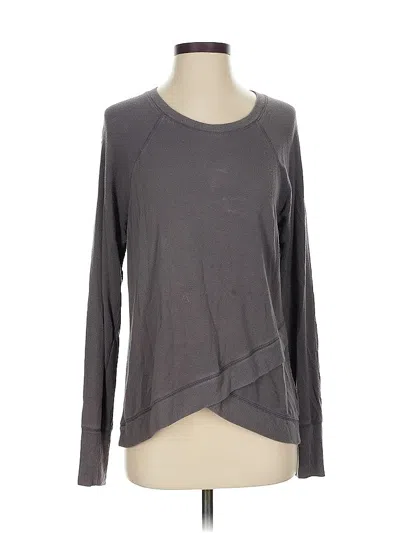 Pre-owned Athleta Cardigan Sweater In Purple