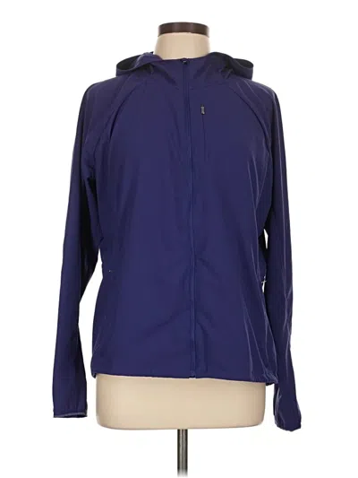 Pre-owned Athleta Cardigan Sweater In Purple