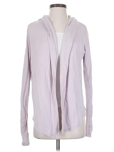 Pre-owned Athleta Cardigan Sweater In Purple