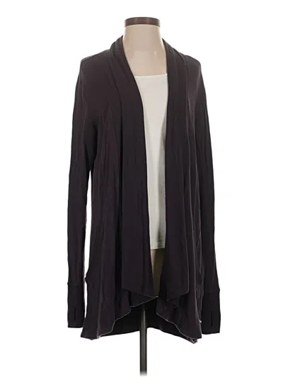 Pre-owned Athleta Cardigan Sweater In Purple