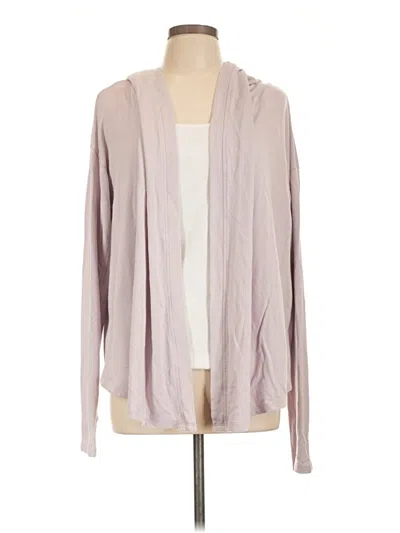 Pre-owned Athleta Cardigan Sweater In Purple