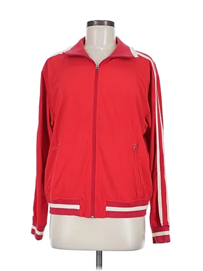 Pre-owned Athleta Cardigan Sweater In Red