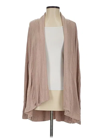 Pre-owned Athleta Cardigan Sweater In Tan