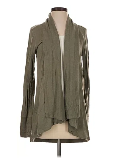Pre-owned Athleta Cardigan Sweater In Tan