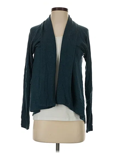 Pre-owned Athleta Cardigan Sweater In Teal