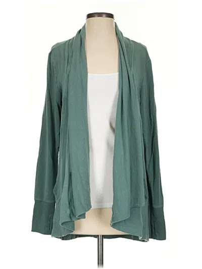 Pre-owned Athleta Cardigan Sweater In Teal