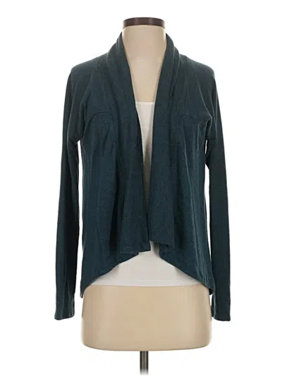 Pre-owned Athleta Cardigan Sweater In Teal