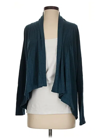 Pre-owned Athleta Cardigan Sweater In Teal