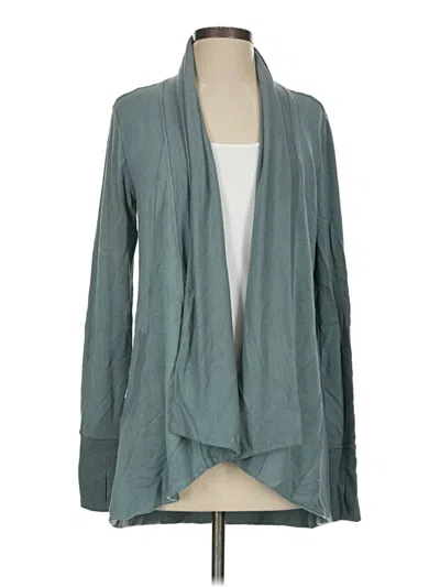 Pre-owned Athleta Cardigan Sweater In Teal
