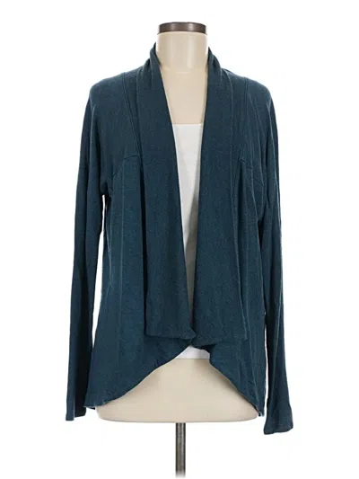Pre-owned Athleta Cardigan Sweater In Teal
