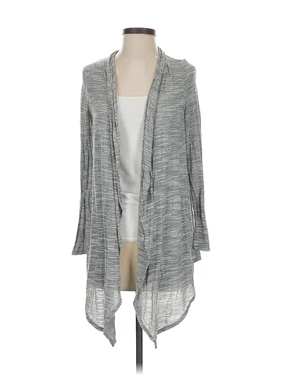 Pre-owned Athleta Cardigan Sweater In White