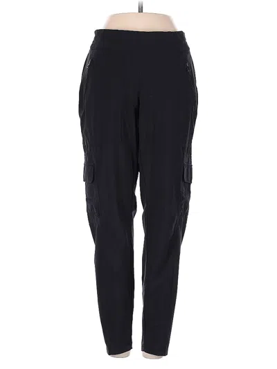 Pre-owned Athleta Cargo Pants In Black