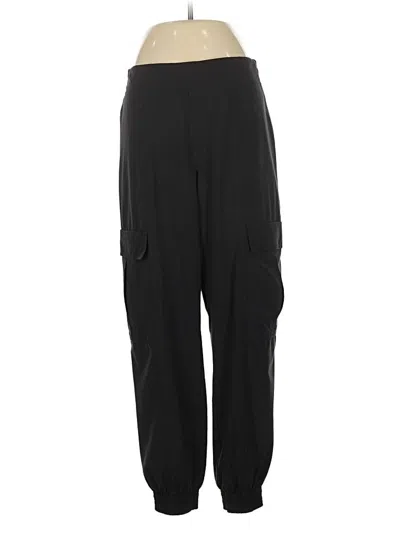 Pre-owned Athleta Cargo Pants In Black