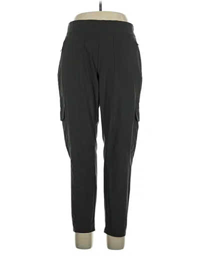 Pre-owned Athleta Cargo Pants In Black