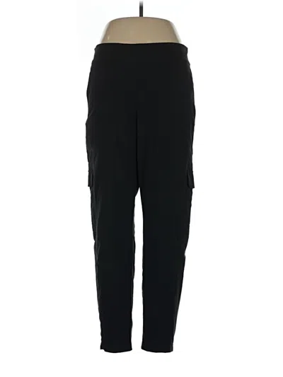 Pre-owned Athleta Cargo Pants In Black