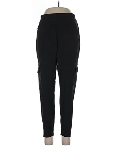 Pre-owned Athleta Cargo Pants In Black