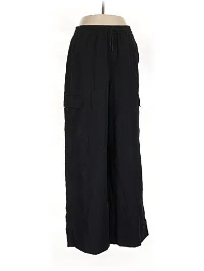 Pre-owned Athleta Cargo Pants In Black