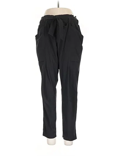 Pre-owned Athleta Cargo Pants In Black