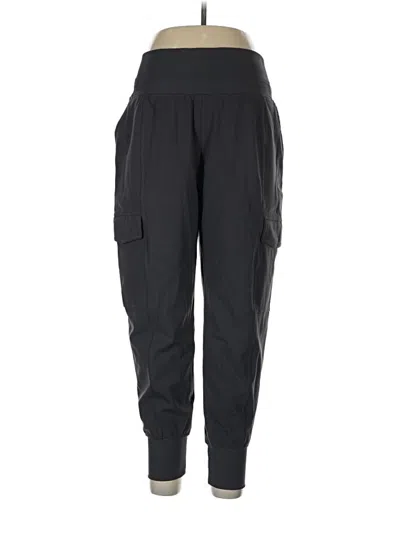 Pre-owned Athleta Cargo Pants In Black