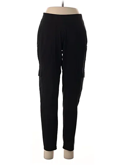Pre-owned Athleta Cargo Pants In Black