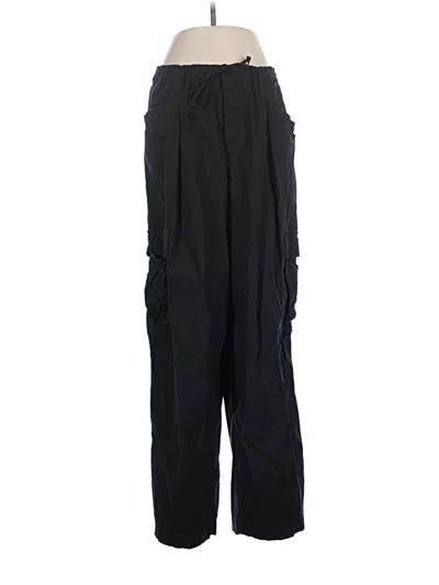 Pre-owned Athleta Cargo Pants In Black