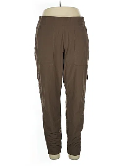 Pre-owned Athleta Cargo Pants In Brown