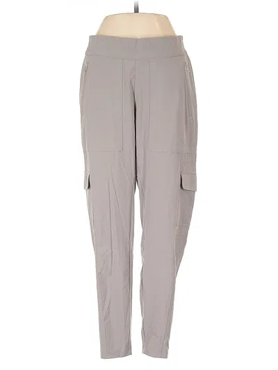 Pre-owned Athleta Cargo Pants In Gray
